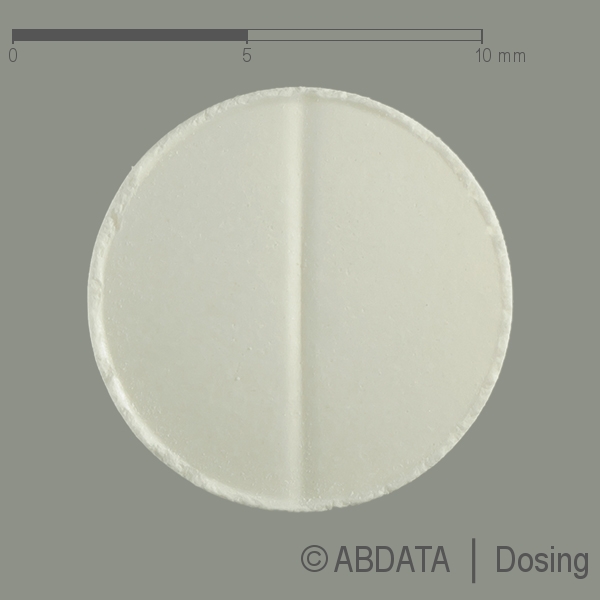 Produktabbildungen für ALLOPURINOL AbZ 100 mg Tabletten in der Vorder-, Hinter- und Seitenansicht.