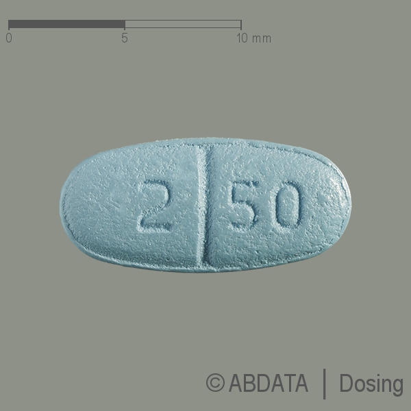 Produktabbildungen für LEVETIRACETAM beta 250 mg Filmtabletten in der Vorder-, Hinter- und Seitenansicht.