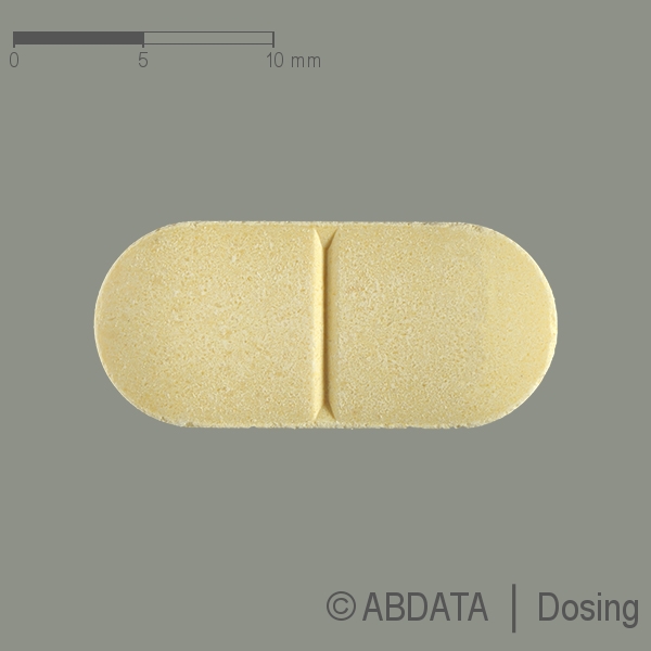 Produktabbildungen für TELMISARTAN comp.AbZ 80 mg/25 mg Tabletten in der Vorder-, Hinter- und Seitenansicht.