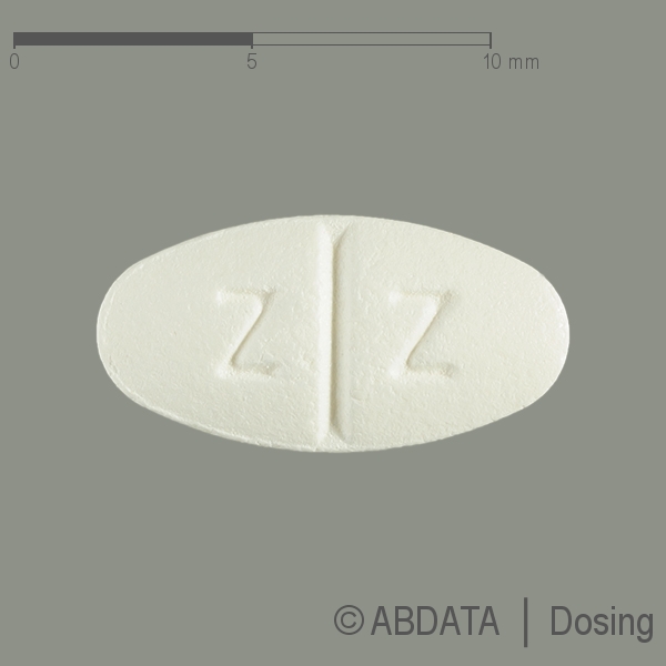 Produktabbildungen für ZOPICLODURA 7,5 mg Filmtabletten in der Vorder-, Hinter- und Seitenansicht.