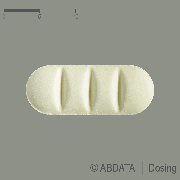 Produktabbildungen für CLOZAPIN-neuraxpharm 200 mg Tabletten in der Vorder-, Hinter- und Seitenansicht.