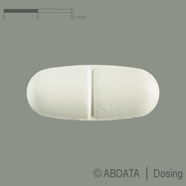 Produktabbildungen für TRAMADOL/Paracetamol Aristo 75 mg/650 mg Filmtabl. in der Vorder-, Hinter- und Seitenansicht.