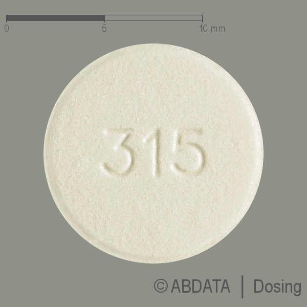 Produktabbildungen für PRAMIPEXOL-1A Pharma 3,15 mg Retardtabletten in der Vorder-, Hinter- und Seitenansicht.