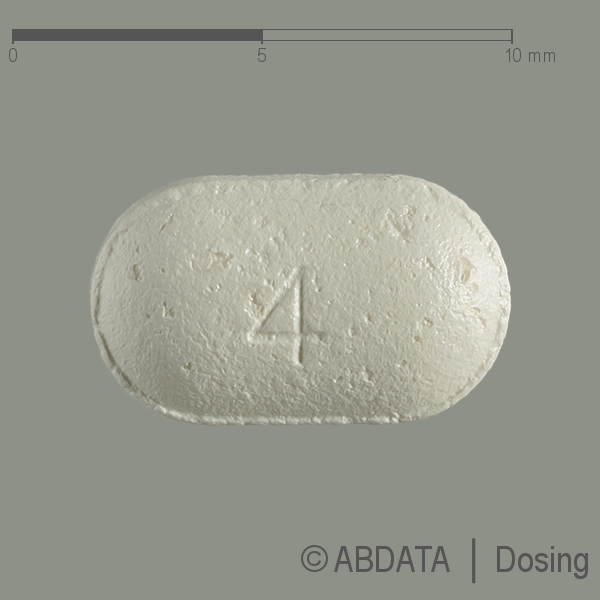 Produktabbildungen für ONDANSETRON Aristo 4 mg Filmtabletten in der Vorder-, Hinter- und Seitenansicht.