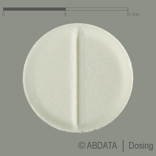 Produktabbildungen für CYPROTERONACETAT GRY 50 mg Tabletten in der Vorder-, Hinter- und Seitenansicht.