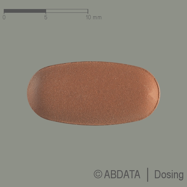 Produktabbildungen für IRBESARTAN comp. AbZ 300 mg/25 mg Filmtabletten in der Vorder-, Hinter- und Seitenansicht.