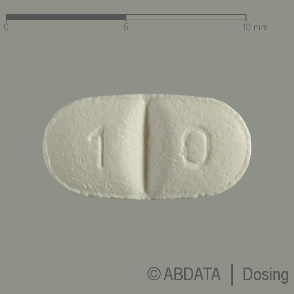 Produktabbildungen für SIMVA ARISTO 10 mg Filmtabletten in der Vorder-, Hinter- und Seitenansicht.