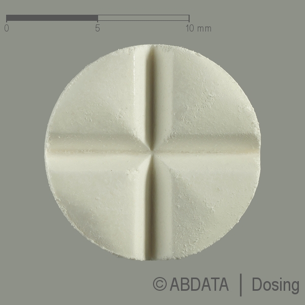 Produktabbildungen für TORASEMID-ratiopharm 200 mg Tabletten in der Vorder-, Hinter- und Seitenansicht.
