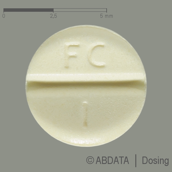 Produktabbildungen für CLOZAPIN Glenmark 25 mg Tabletten in der Vorder-, Hinter- und Seitenansicht.