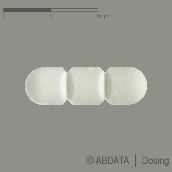 Produktabbildungen für TRIMIPRAMIN-neuraxpharm 75 mg Tabletten in der Vorder-, Hinter- und Seitenansicht.