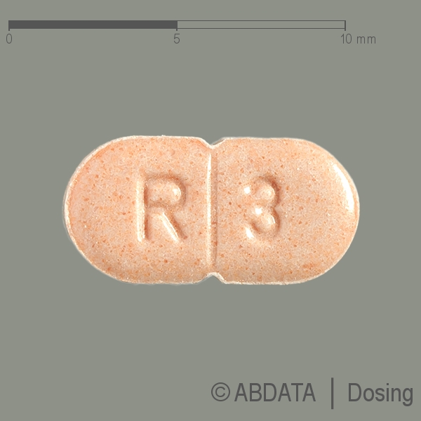 Produktabbildungen für RAMIPRIL AL 5 mg Tabletten in der Vorder-, Hinter- und Seitenansicht.