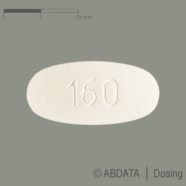 Produktabbildungen für LIPIDIL TER 160 mg Filmtabletten in der Vorder-, Hinter- und Seitenansicht.