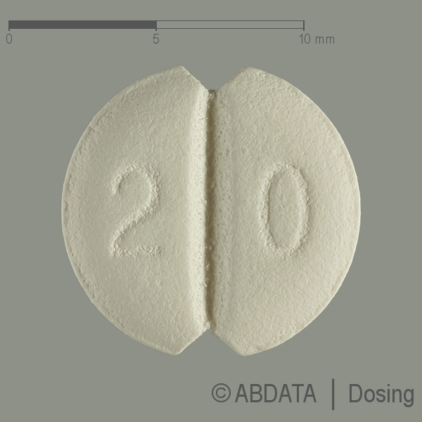 Produktabbildungen für PAROXETIN STADA 20 mg Filmtabletten in der Vorder-, Hinter- und Seitenansicht.