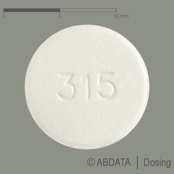 Produktabbildungen für PRAMIPEXOL HEXAL 3,15 mg Retardtabletten in der Vorder-, Hinter- und Seitenansicht.