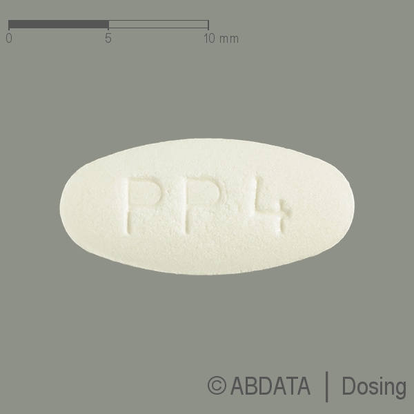 Produktabbildungen für PRAMIPEXOL Mylan 1,57 mg Retardtabletten in der Vorder-, Hinter- und Seitenansicht.