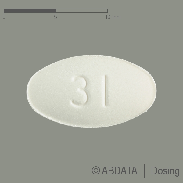 Produktabbildungen für FOSAMAX 70 mg 1x wöchentlich Tabletten in der Vorder-, Hinter- und Seitenansicht.