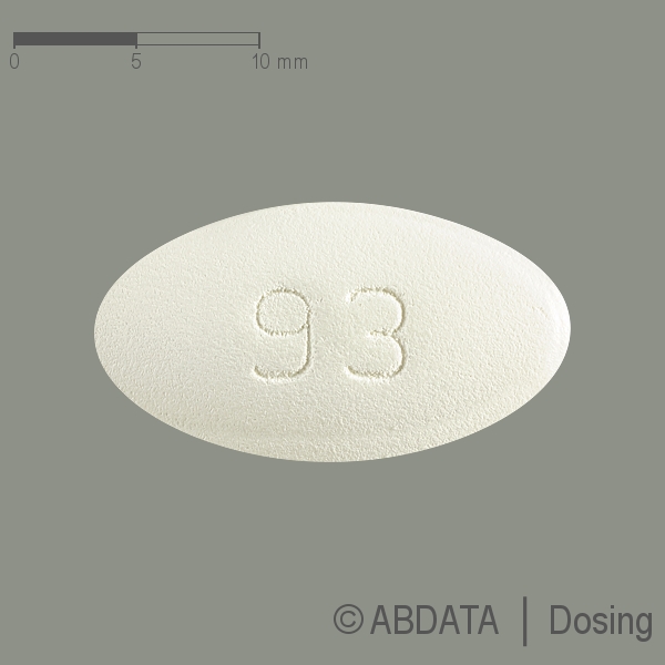 Produktabbildungen für ATORVASTATIN Micro Labs 80 mg Filmtabletten in der Vorder-, Hinter- und Seitenansicht.