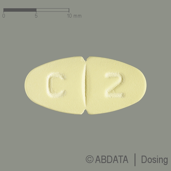 Produktabbildungen für CLARITHROMYCIN STADA 500 mg Filmtabletten in der Vorder-, Hinter- und Seitenansicht.