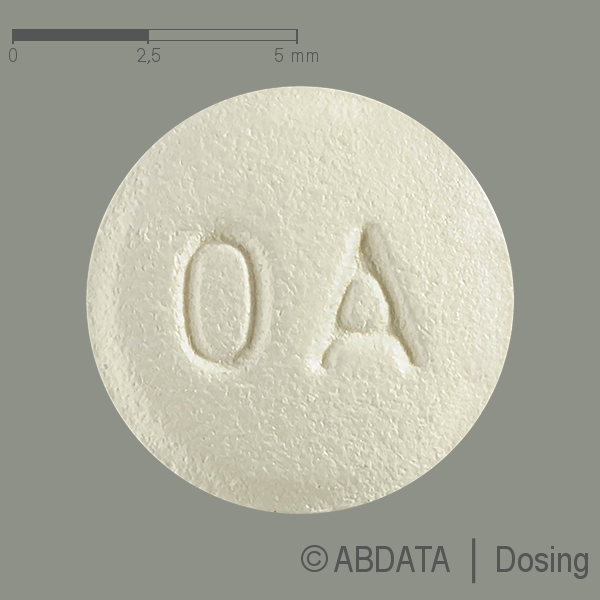 Produktabbildungen für OLMESARTAN/Amlodipin/HCT-ratio 20/5/12,5 mg FTA in der Vorder-, Hinter- und Seitenansicht.