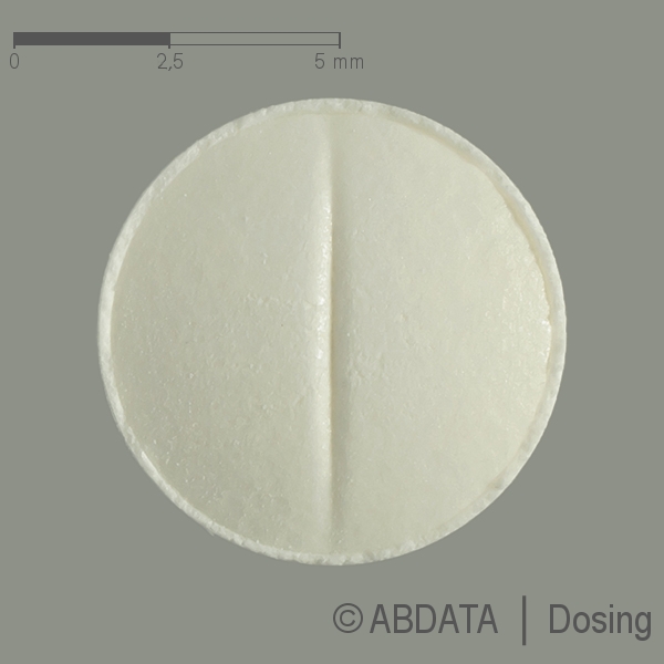 Produktabbildungen für JODID-ratiopharm 100 μg Tabletten in der Vorder-, Hinter- und Seitenansicht.