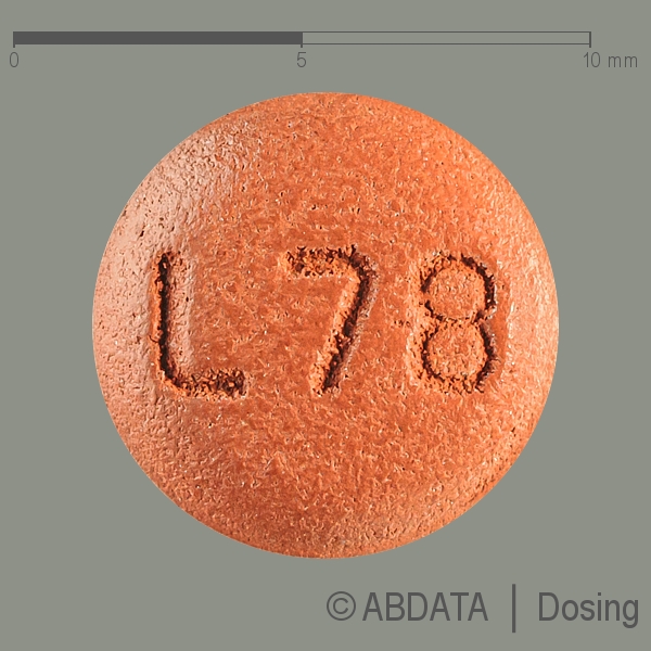 Produktabbildungen für OLMESARTAN/Amlodipin Heumann 40 mg/10 mg Filmtabl. in der Vorder-, Hinter- und Seitenansicht.