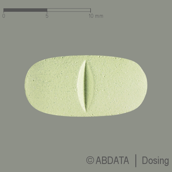 Produktabbildungen für RISPERIDON-1A Pharma 4 mg Filmtabletten in der Vorder-, Hinter- und Seitenansicht.