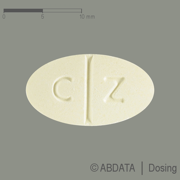 Produktabbildungen für CLOZAPIN PUREN 200 mg Tabletten in der Vorder-, Hinter- und Seitenansicht.