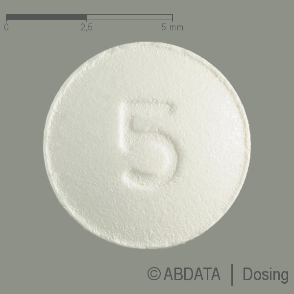 Produktabbildungen für SALAGEN 5 mg Filmtabletten in der Vorder-, Hinter- und Seitenansicht.