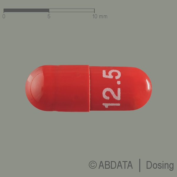 Produktabbildungen für SUNITINIB AL 12,5 mg Hartkapseln in der Vorder-, Hinter- und Seitenansicht.