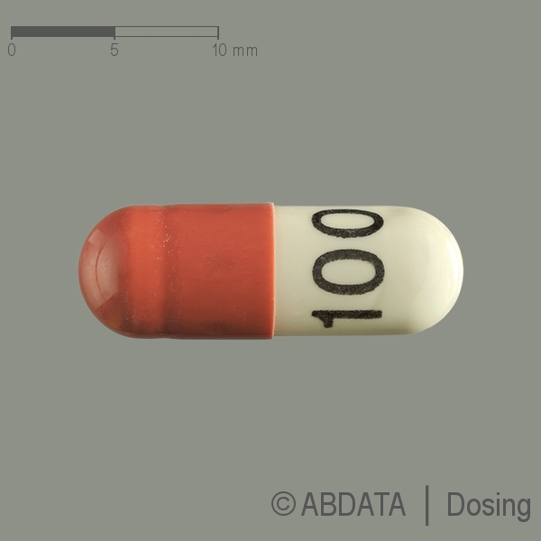 Produktabbildungen für ZONISAMID-ratiopharm 100 mg Hartkapseln in der Vorder-, Hinter- und Seitenansicht.