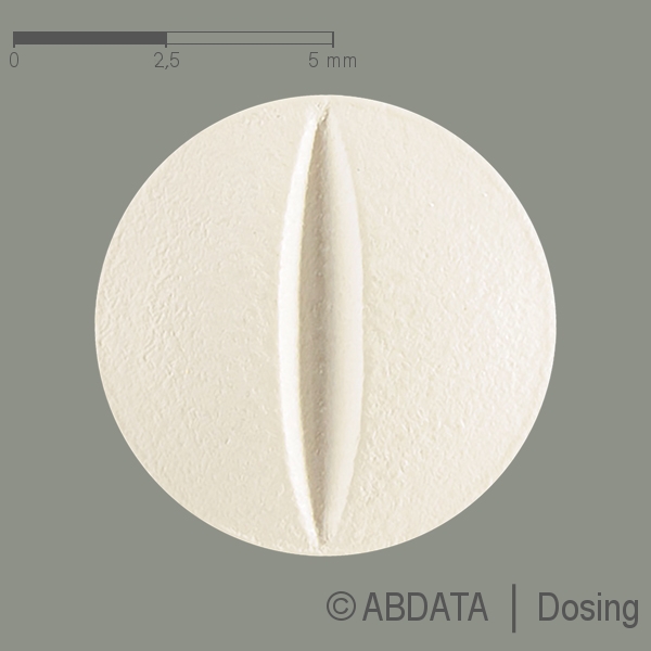 Produktabbildungen für ESCITALOPRAM AbZ 10 mg Filmtabletten in der Vorder-, Hinter- und Seitenansicht.