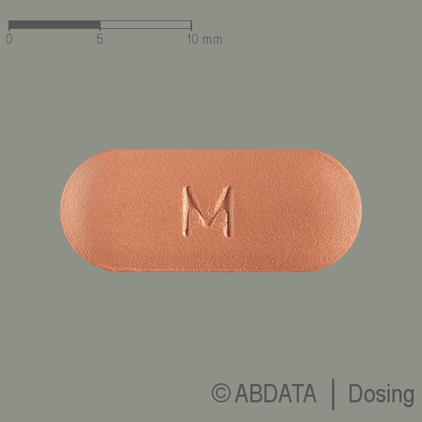 Produktabbildungen für MOXIFLOXACIN Tillomed 400 mg Filmtabletten in der Vorder-, Hinter- und Seitenansicht.