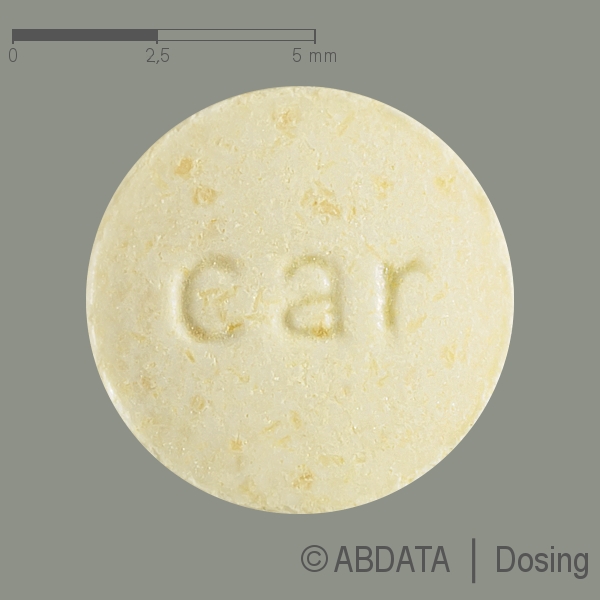 Produktabbildungen für CARBIMAZOL-1A Pharma 10 mg Tabletten in der Vorder-, Hinter- und Seitenansicht.