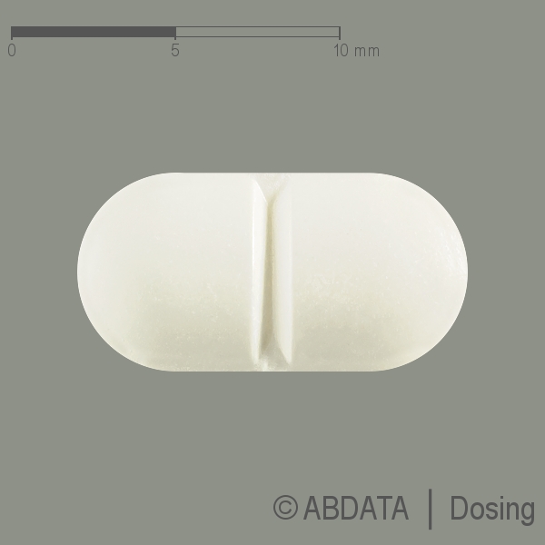 Produktabbildungen für ESLICARBAZEPIN Aristo 200 mg Tabletten in der Vorder-, Hinter- und Seitenansicht.