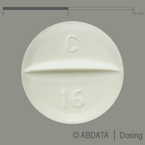 Produktabbildungen für CANDESARTAN STADA 16 mg Tabletten in der Vorder-, Hinter- und Seitenansicht.