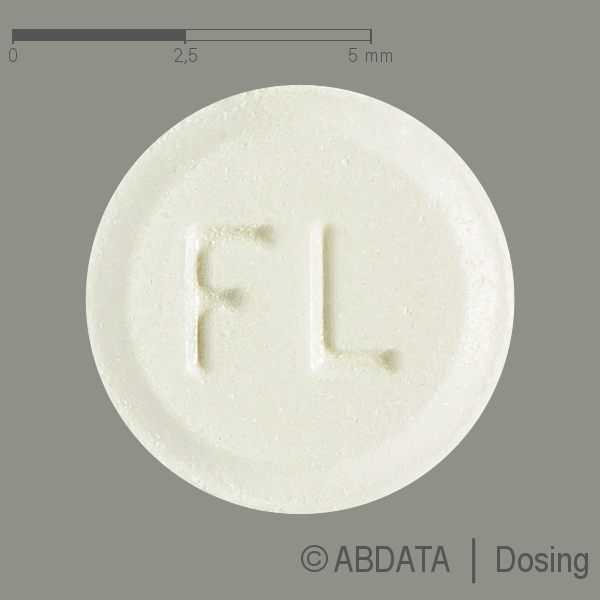Produktabbildungen für FLUDROCORTISONACETAT GALEN 0,1 mg Tabletten in der Vorder-, Hinter- und Seitenansicht.