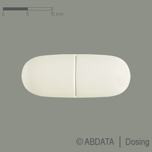 Produktabbildungen für CIPRO-1A Pharma 750 mg Filmtabletten in der Vorder-, Hinter- und Seitenansicht.