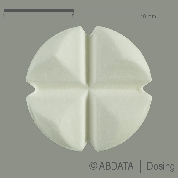 Produktabbildungen für HCT AL 25 mg Tabletten in der Vorder-, Hinter- und Seitenansicht.