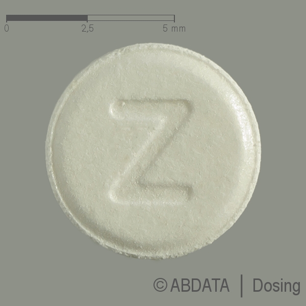 Produktabbildungen für ASCOTOP 2,5 mg Schmelztabletten in der Vorder-, Hinter- und Seitenansicht.