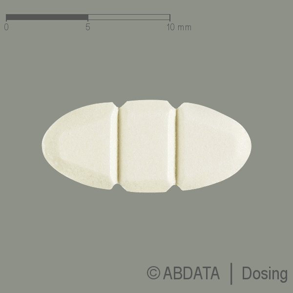 Produktabbildungen für AMLODIPIN-1A Pharma 7,5 mg Tabletten N in der Vorder-, Hinter- und Seitenansicht.