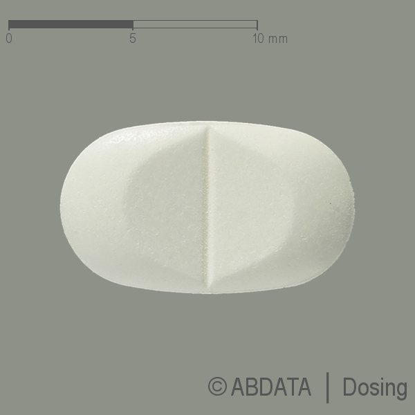 Produktabbildungen für CANDESARTAN AbZ comp. 32 mg/25 mg Tabletten in der Vorder-, Hinter- und Seitenansicht.