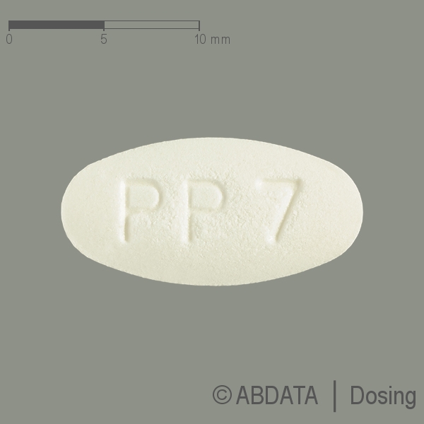 Produktabbildungen für PRAMIPEXOL Mylan 3,15 mg Retardtabletten in der Vorder-, Hinter- und Seitenansicht.