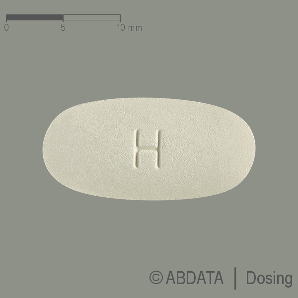 Produktabbildungen für NEVIRAPIN AXiromed 400 mg Retardtabletten in der Vorder-, Hinter- und Seitenansicht.