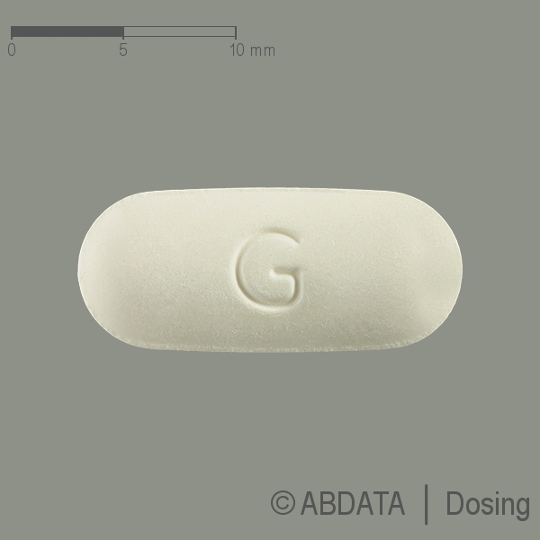 Produktabbildungen für EZETIMIB/Simvastatin Glenmark 10 mg/80 mg Tabl. in der Vorder-, Hinter- und Seitenansicht.
