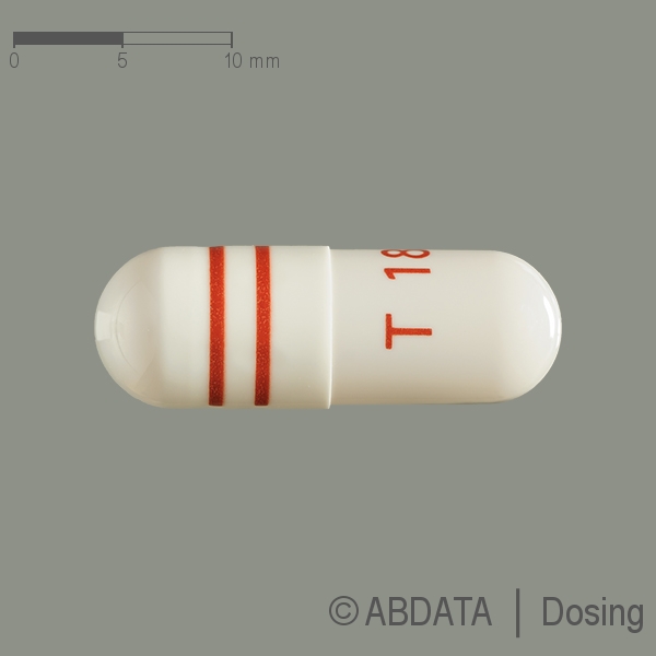 Produktabbildungen für TEMOMEDAC 180 mg Hartkapseln in der Vorder-, Hinter- und Seitenansicht.