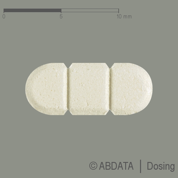 Produktabbildungen für RAMIPRIL-1A Pharma 7,5 mg Tabletten in der Vorder-, Hinter- und Seitenansicht.