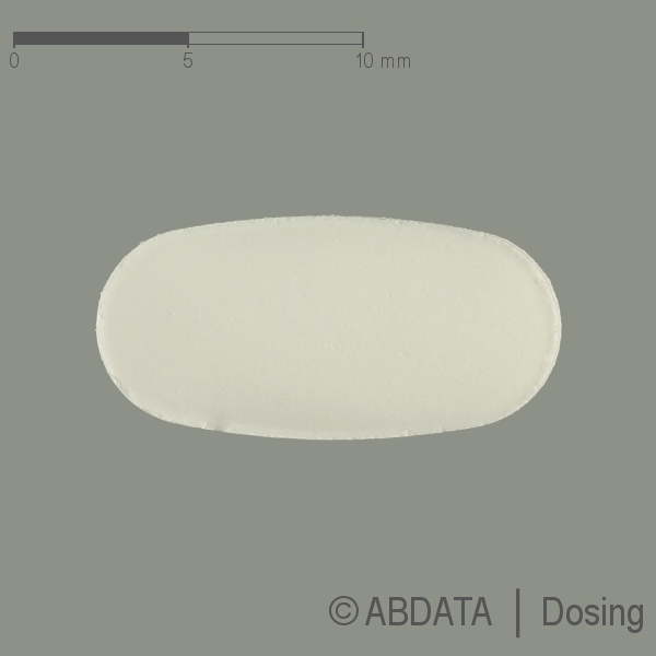 Produktabbildungen für TELMISARTAN comp.AbZ 40 mg/12,5 mg Tabletten in der Vorder-, Hinter- und Seitenansicht.