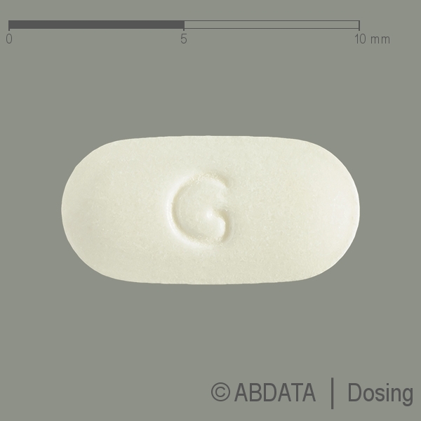 Produktabbildungen für EZETIMIB/Simvastatin Glenmark 10 mg/10 mg Tabl. in der Vorder-, Hinter- und Seitenansicht.