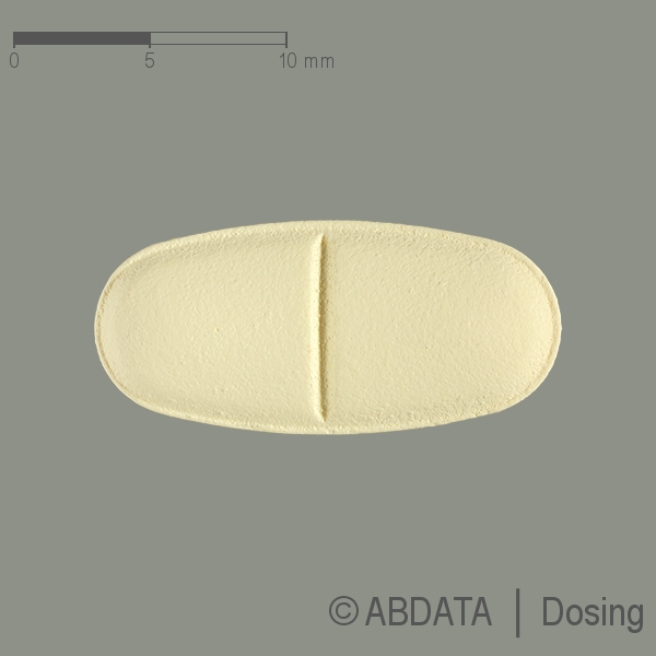 Produktabbildungen für VALSARTAN comp.AbZ 320 mg/25 mg Filmtabletten in der Vorder-, Hinter- und Seitenansicht.