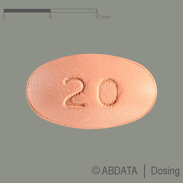 Produktabbildungen für MEMANTINHYDROCHLORID PUREN 20 mg Filmtabletten in der Vorder-, Hinter- und Seitenansicht.